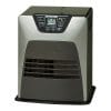 High-efficiency portable heater with digital display, adjustable temperature, and remote control options.
