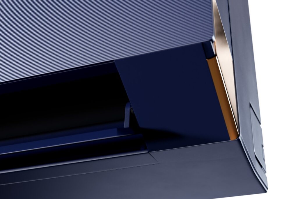 Aire acondicionado Toyotomi ERAI de cerca mostrando características avanzadas.