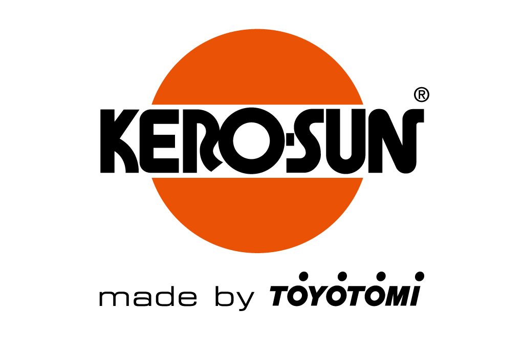 El logotipo de la marca de Toyotomi de Kerosun