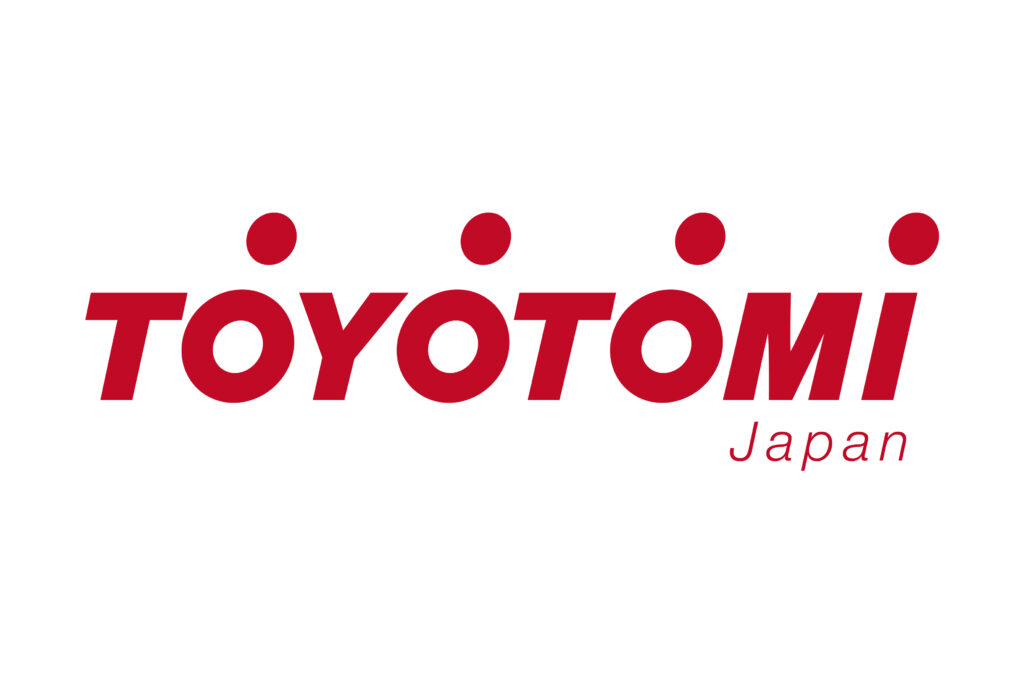 El logotipo de la marca de Toyotomi de Toyotomi Japón
