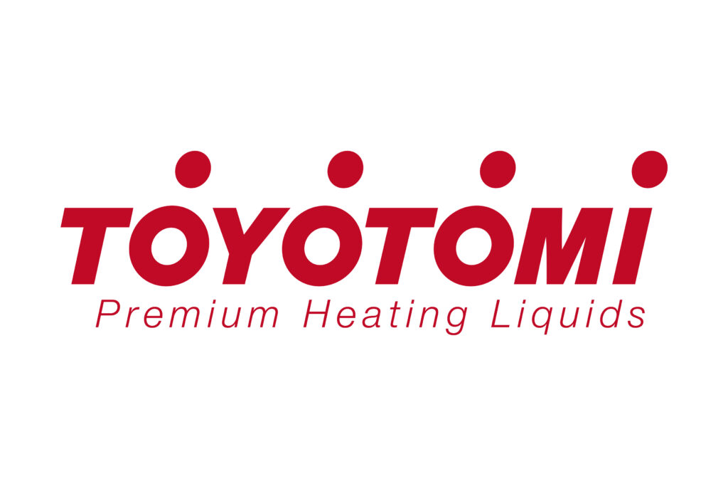 El logotipo de la marca de Toyotomi de Combustible premium Toyotomi