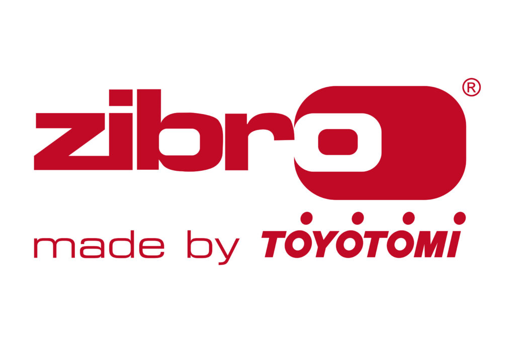 El logotipo de la marca de Toyotomi de Zibro