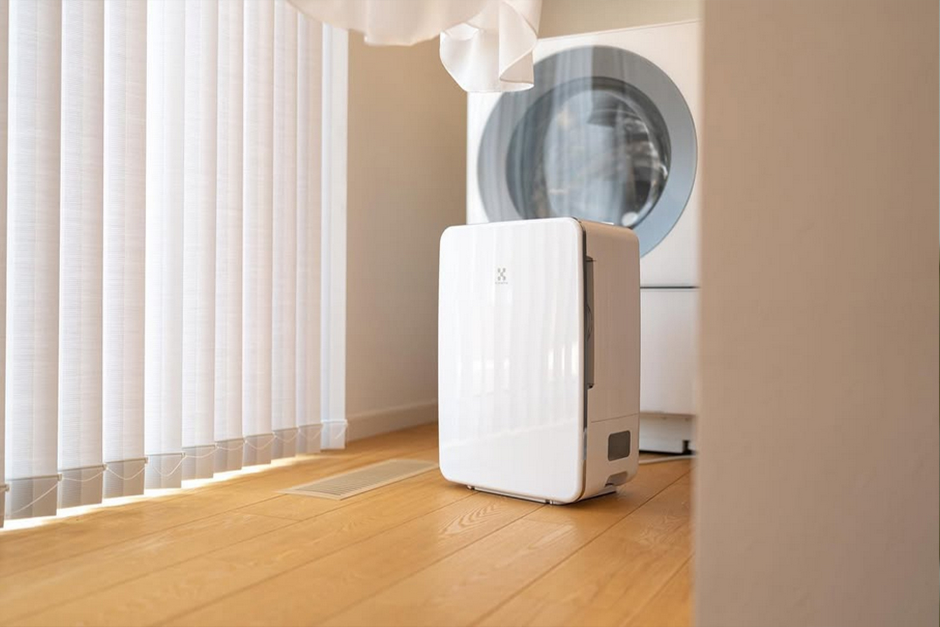 Dehumidifiers desecantes de Toyotomi Europe en un lavadero