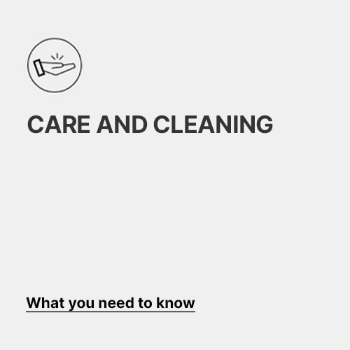 Heaters care and cleaning