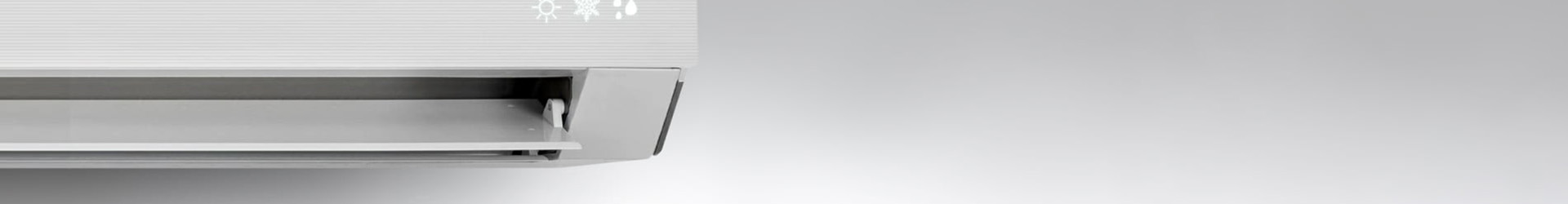 Toyotomi Air conditioner close up while being turned on with a led display