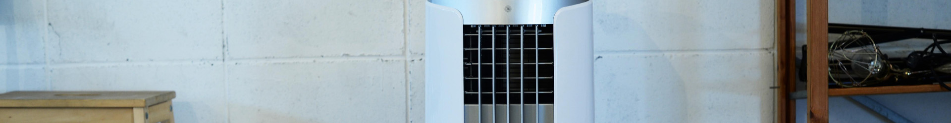 Toyotomi Laser (fan) heater in a bedroom showing the Zibro heater heating up the bedroom next to a bed