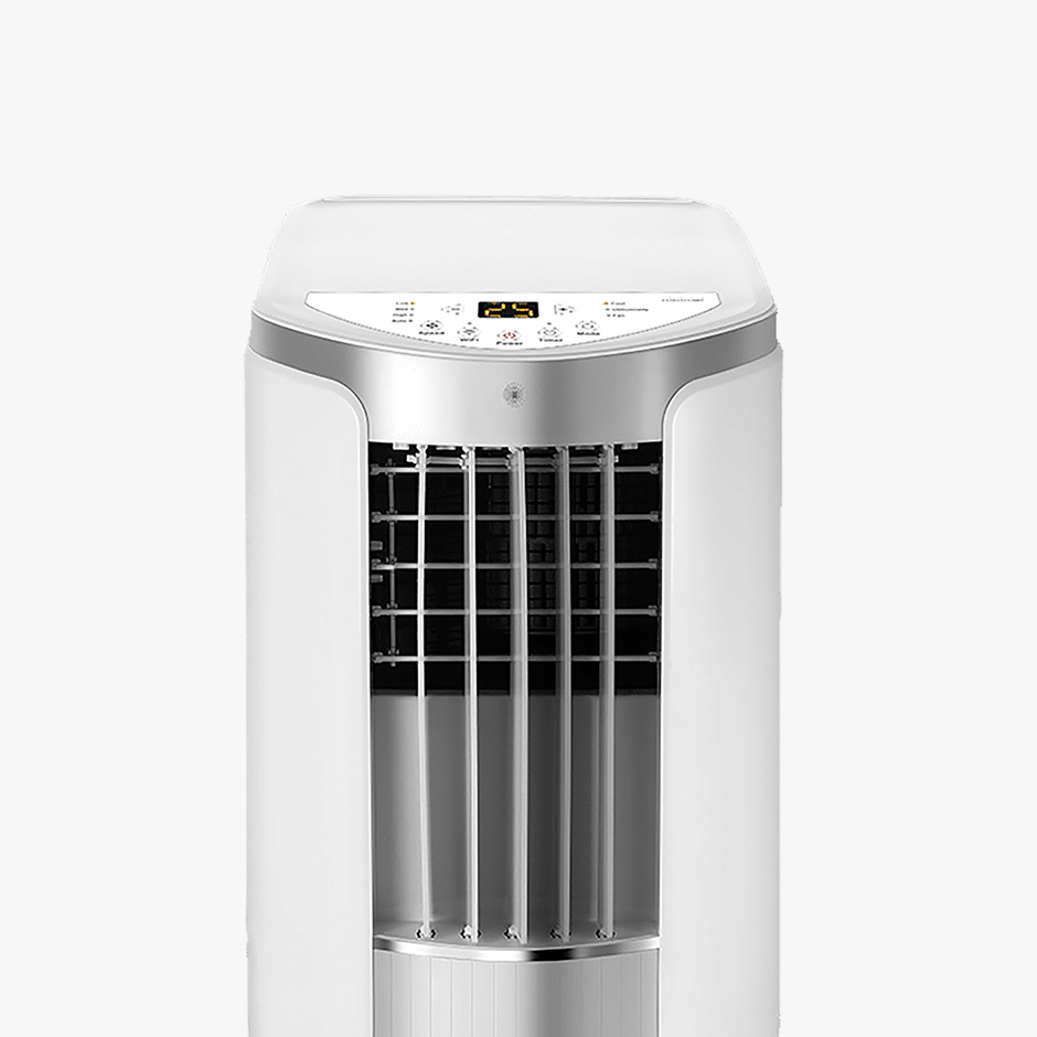 Arrefecimento portátil eficiente com definições ajustáveis e design moderno. Perfeito para uso doméstico ou no escritório. 