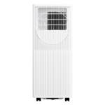 High-efficiency white portable air conditioner with adjustable vents, ideal for home or office cooling.