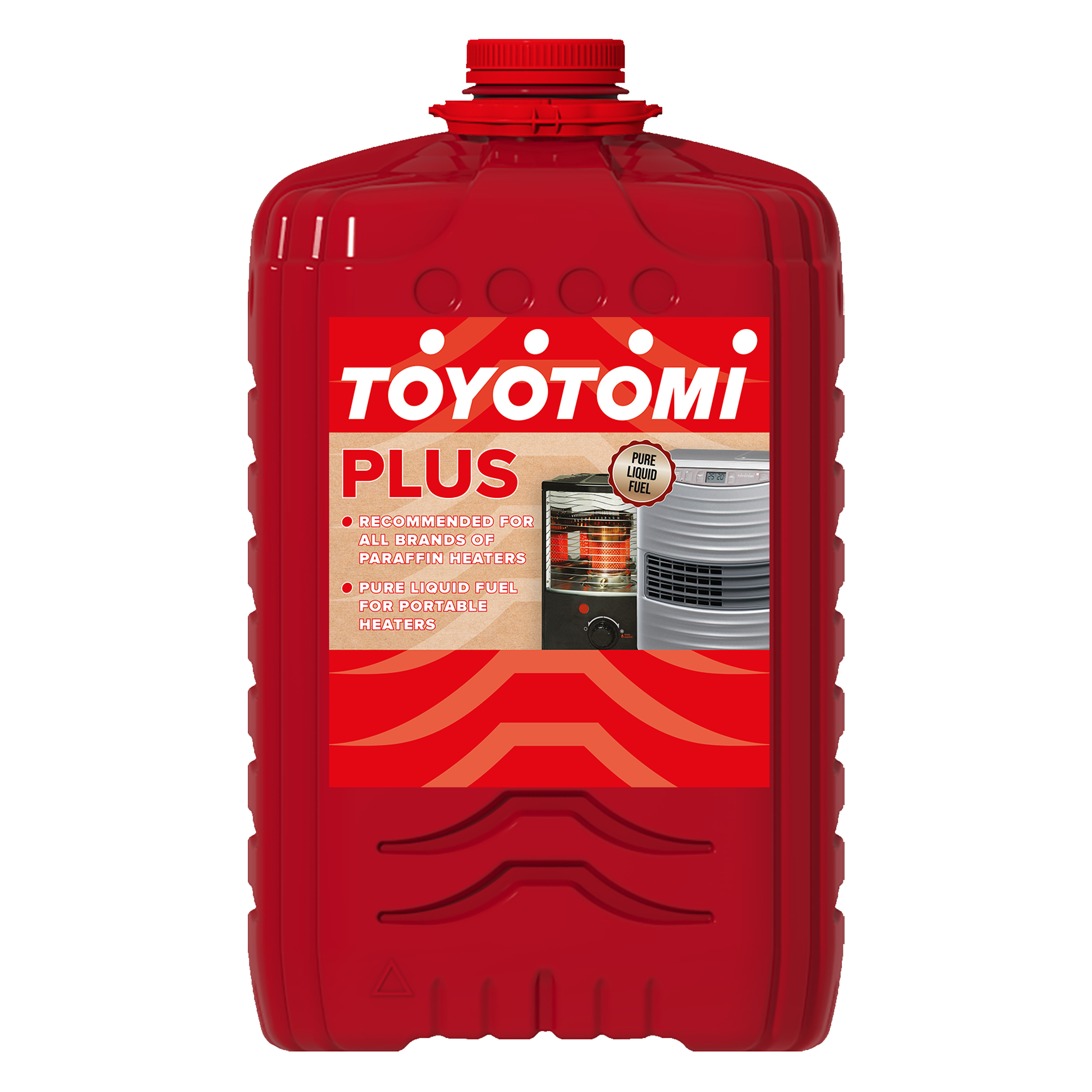 Toyotomi Plus Fuel Container Red Toyotomi Plus fuel container for portable heaters, durable and portable.