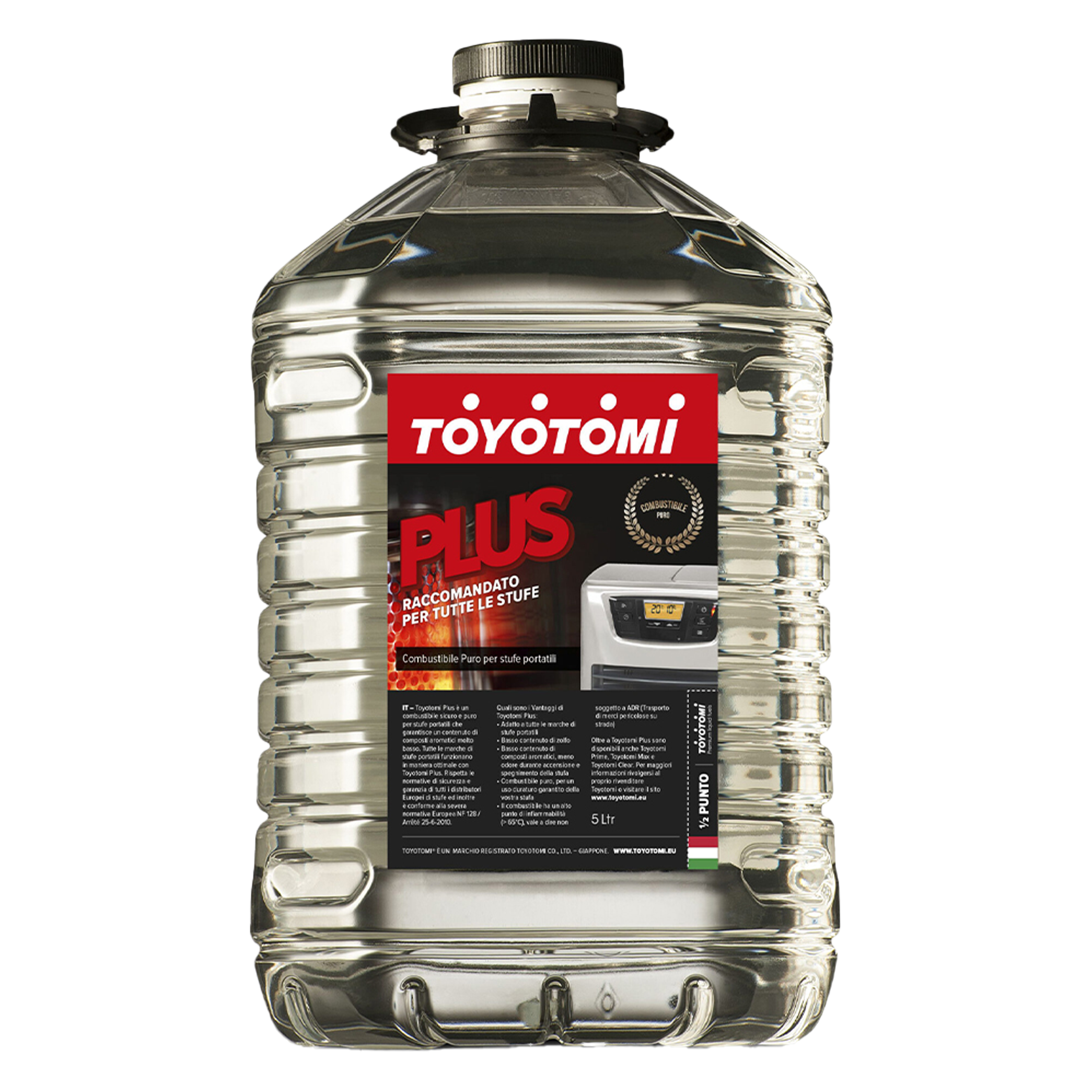 Fuel container for Toyotomi heaters and stoves.