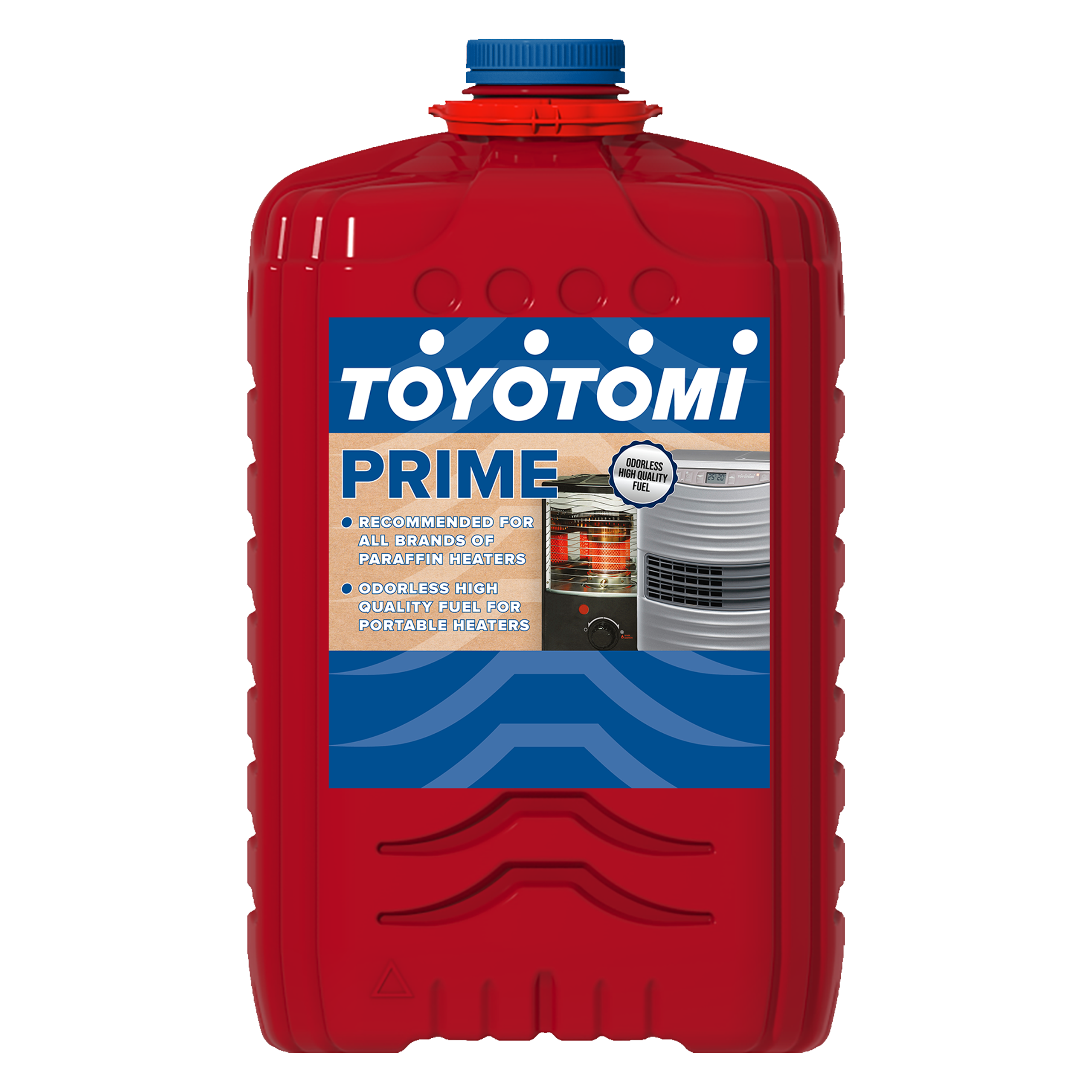 Toyotomi Prime fuel additive for portable heaters, high-quality and odorless.
