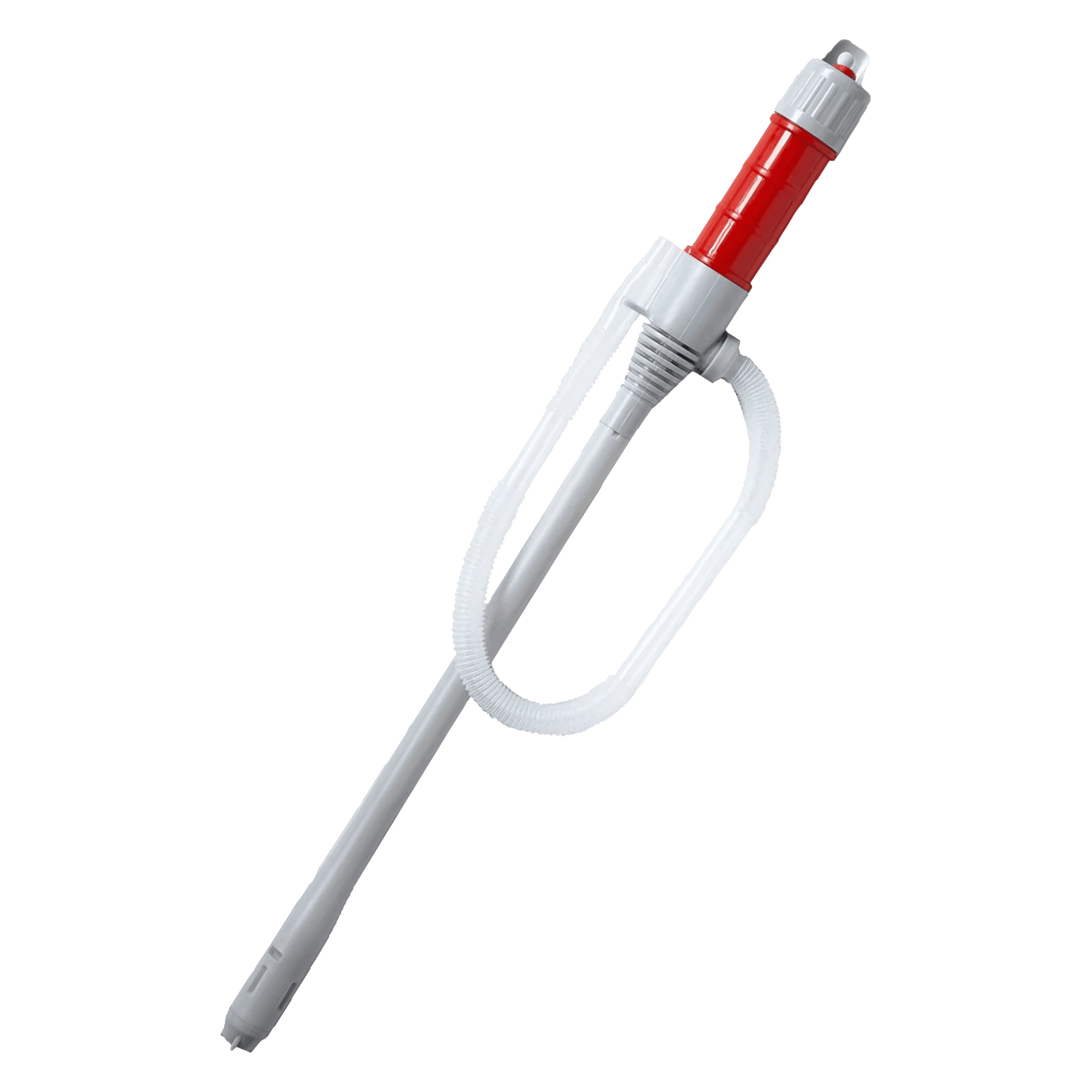An image of a portable heating device with a flexible hose, ideal for residential and commercial hea.