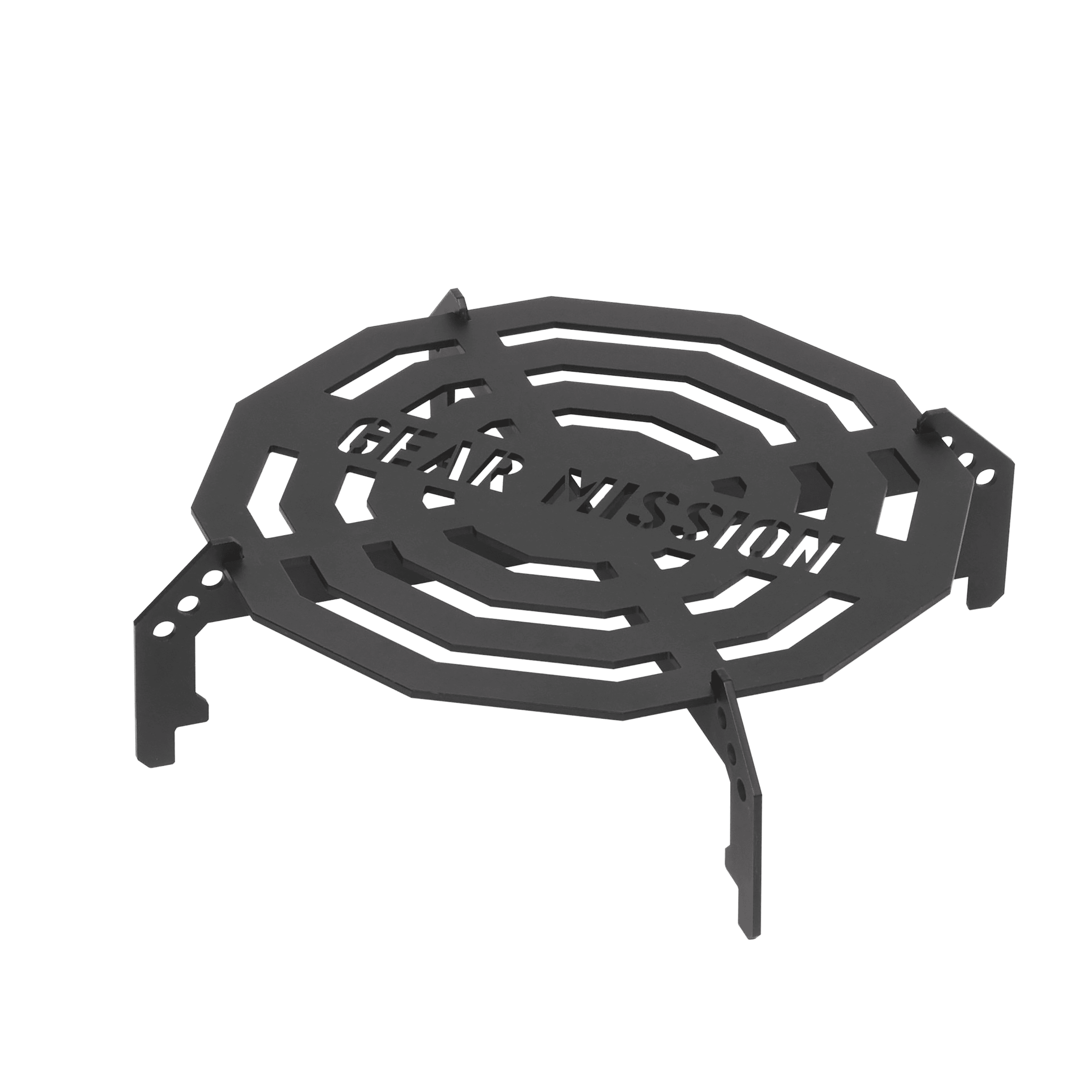 Metal grill component for heating and cooling units.